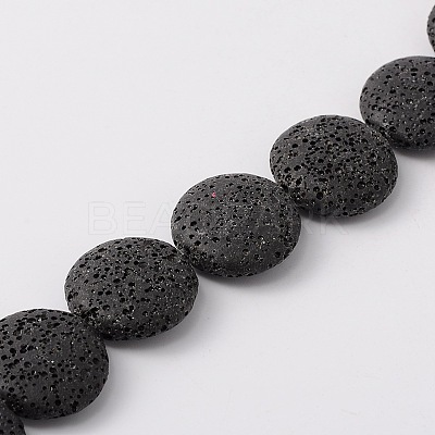 Natural Lava Rock Beads Strands G-L435-06-18-1
