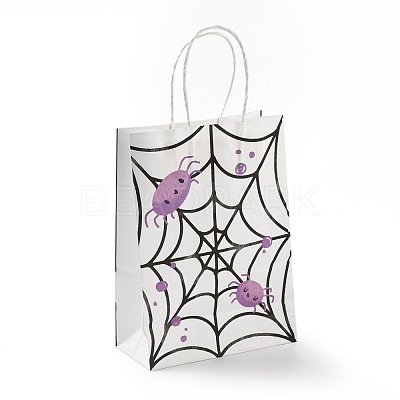 Halloween Theme Kraft Paper Gift Bags CARB-A006-01B-1