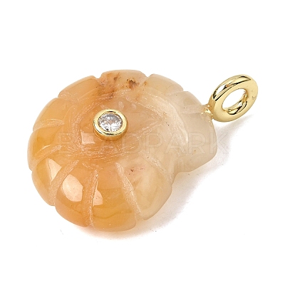 Natural Topaz Jade Carved Pendants G-C282-01M-1