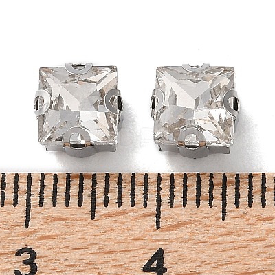Square Sew on Rhinestone RGLA-L028-06B-01-1
