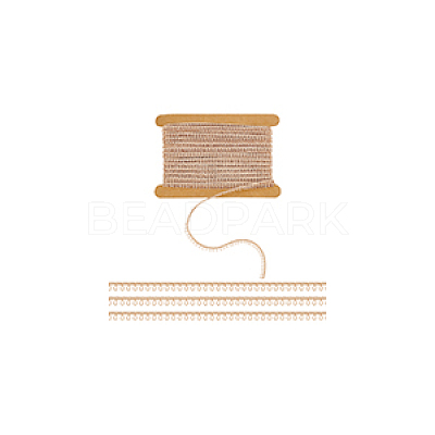 10 Yards Polyester Picot Lace Trim SENE-WH0003-42A-1