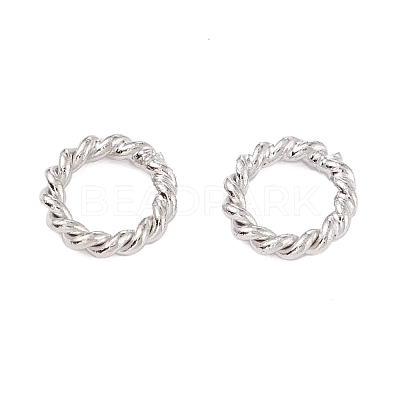 Brass Soldered Closed Jump Rings KK-K253-15A-01P-1