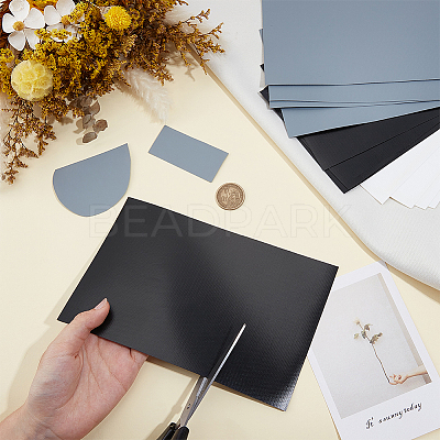 15Pcs 3 Colors Self-adhesive PVC Sheets DIY-BC0016-68-1