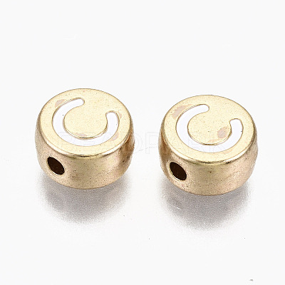 Alloy Enamel Beads X-ENAM-S122-029C-RS-1