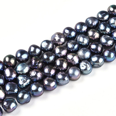 Natural Cultured Freshwater Pearl Beads Strands PEAR-N014-06G-07-1