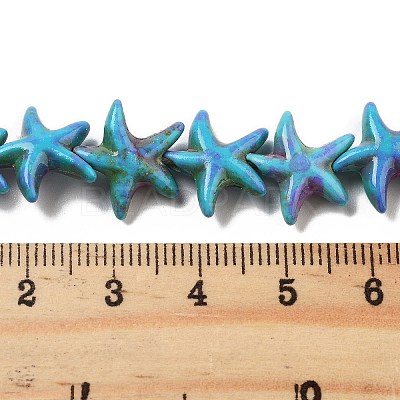 Synthetic Turquoise Dyed Beads Strands G-P507-04K-1