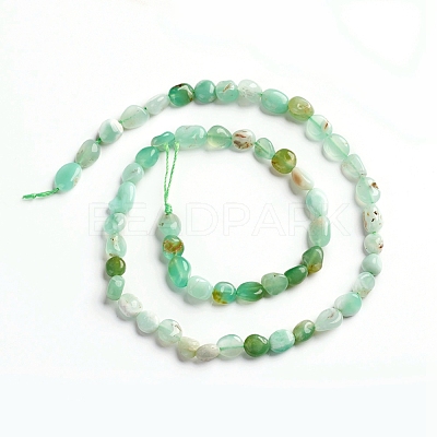 Natural Chrysoprase Beads Strands G-D0002-B21-1