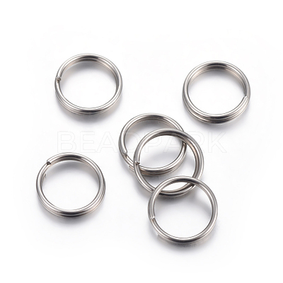 Tarnish Resistant 304 Stainless Steel Split Rings STAS-P223-22P-06-1