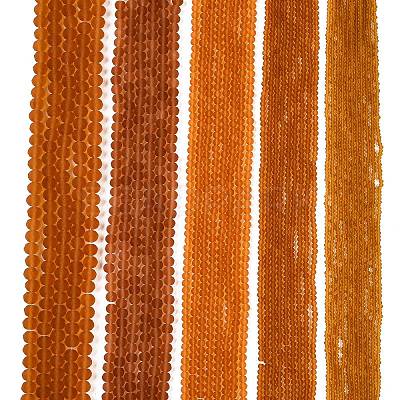 Transparent Glass Beads Strands EGLA-A044-T4mm-MD04-1