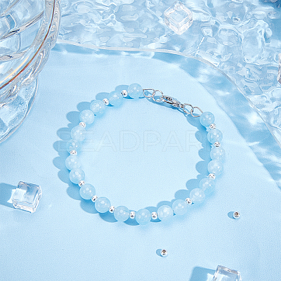 12Pcs 925 Sterling Silver Rondelle Beads STER-BC0001-85-1