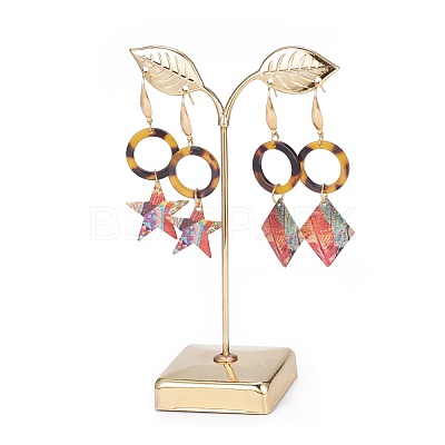 Iron Earring Displays EDIS-L006-02G-1