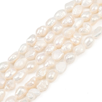 Natural Cultured Freshwater Pearl Beads Strands PEAR-P064-20H-02A-1