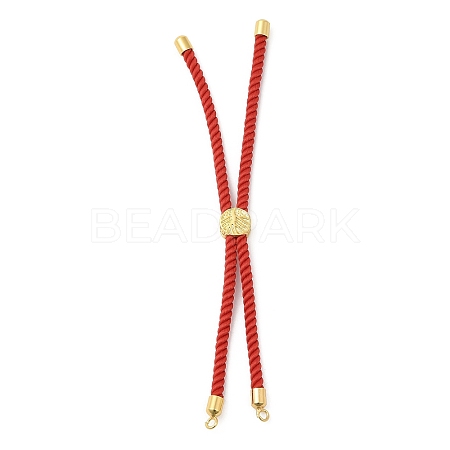 Twisted Nylon Cord Silder Bracelets X-DIY-B066-03G-15-1