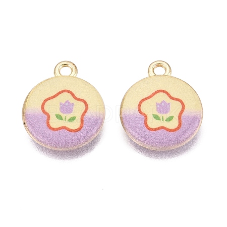 Printed Alloy Pendants PALLOY-SZC0008-12E-1