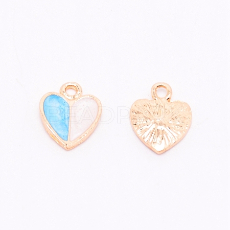 Alloy Enamel Pendants ENAM-CJC0002-02B-1