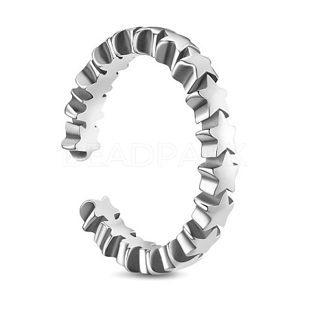SHEGRACE 925 Sterling Silver Cuff Rings JR672A-1