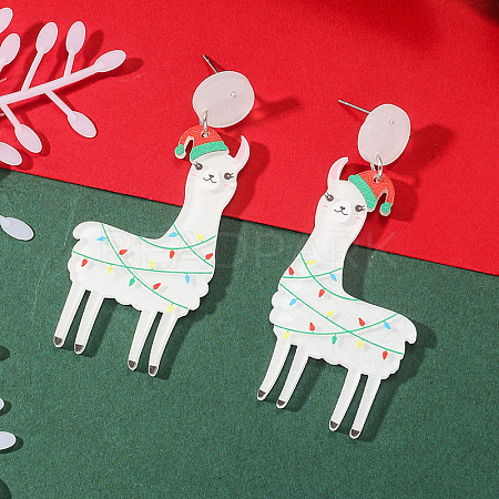 Christmas Acrylic Stud Earrings SK8065-6-1