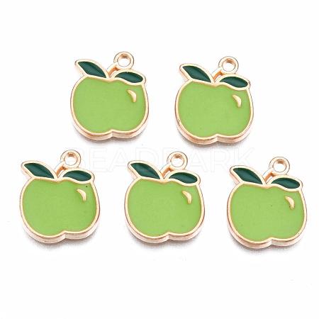 Alloy Enamel Charms X-ENAM-S115-020-1