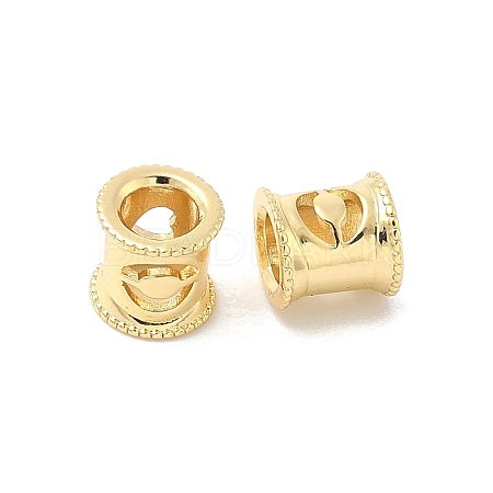 Brass European Beads KK-B166-01G-0-1