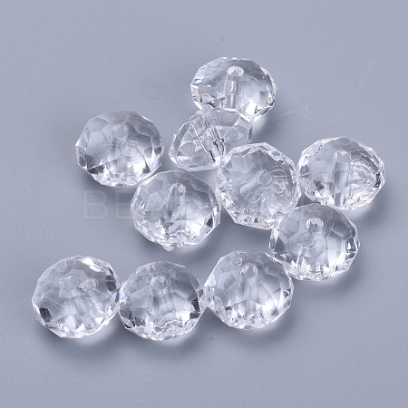 Transparent Acrylic Beads X-TACR-Q258-22mm-V01-1