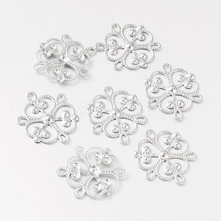 Flower 316 Surgical Stainless Steel Filigree Joiners X-STAS-M256-04-1