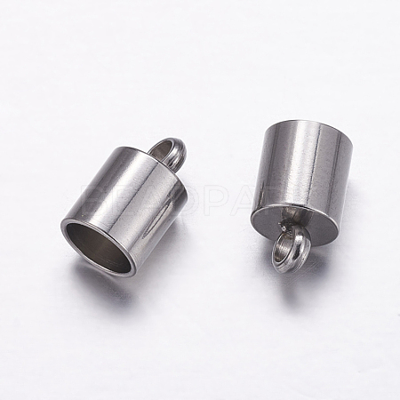 Tarnish Resistant 304 Stainless Steel Cord Ends STAS-P161-06-5mm-1