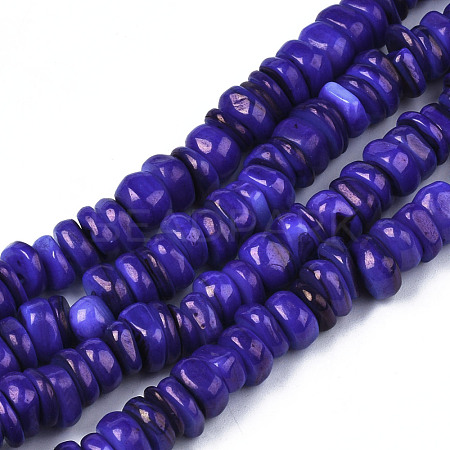 Natural Trochid Shell/Trochus Shell Beads Strands SHEL-S258-081-B03-1