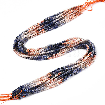 Natural Mixed Gemstone Beads Strands G-D080-A01-02-25-1
