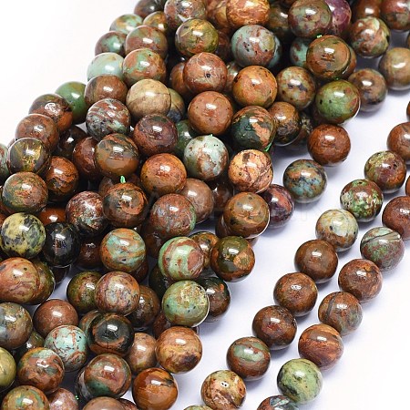 Natural Jasper Gemstone Beads Strands G-O180-15E-1