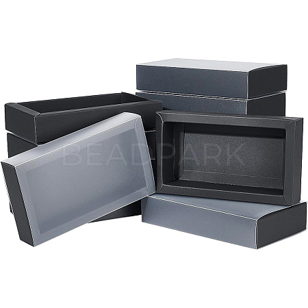 Rectangle Kraft Paper Box CON-WH0085-28A-01-1