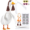 1Pc Polyester Articulated Goose Wings AJEW-WR0003-40-1