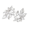Textured 304 Stainless Steel Pendants STAS-Z177-01P-2