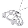 Non-Tarnish 201 Stainless Steel Car Pendant Necklace with Cable Chains for Men Women NJEW-T009-JN105-1-45-A-2