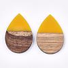 Resin & Walnut Wood Pendants RESI-T023-02B-2