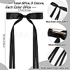 Polyester Ribbon Bowknot Alligator Hair Clips AJEW-CP0008-40A-2