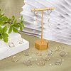 40Pcs 4 Style 304 Stainless Steel Circle Ring Stud Earring Findings STAS-UN0047-07-2