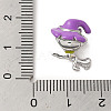 Halloween Brass Enamel European Beads X1-KK-A203-04A-P-3