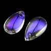 Transparent Glass Charms GLAA-YW0003-03-4