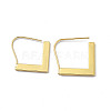 Brass Arrow Dangle Earrings for Women EJEW-P215-03G-1