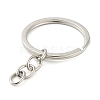 Iron Split Key Rings with Chain FIND-B028-20P-2
