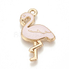 Alloy Enamel Pendants ENAM-S115-034B-2