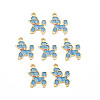 Alloy Enamel Pendants X-ENAM-N055-013B-NR-1