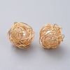 Copper Wire Beads PALLOY-JF00396-2