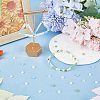 320Pcs 8 Colors 2-Hole Opaque Glass Seed Beads SEED-SC0001-15B-4
