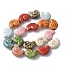 Ocean Series Handmade Porcelain Beads PORC-R002-03M-4