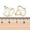 304 Stainless Steel & Acrylic Pendants STAS-P447-02G-3