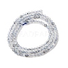 Natural Aquamarine Beads Strands G-F509-10-3mm-5