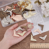 80Pcs 4 Colors Iron Triangle Corner Protector FIND-WR0012-31-3
