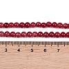 Natural Striped Stone Beads Strands X-G-D315-A01-05-4mm-4