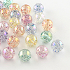 Round AB Color Transparent Acrylic Beads TACR-D005-12mm-M-1
